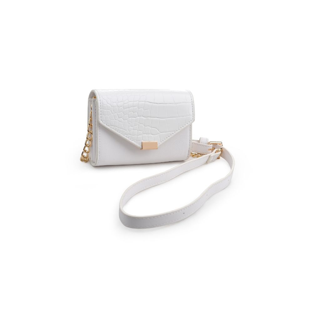Product Image of Urban Expressions Jasmine - Croc Crossbody 840611171221 View 2 | White