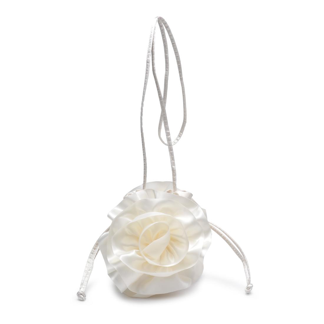 Product Image of Urban Expressions Fleur Luxe Evening Bag 840611149800 View 5 | Ivory
