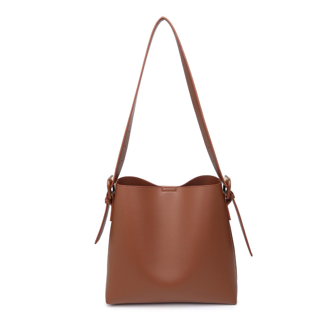 Product Image of Urban Expressions Addilyn Bucket 840611199638 View 7 | Chocolate