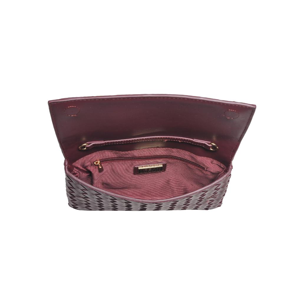 Woman wearing Wine Urban Expressions Ivy Clutch 840611133311 View 9 | Wine
