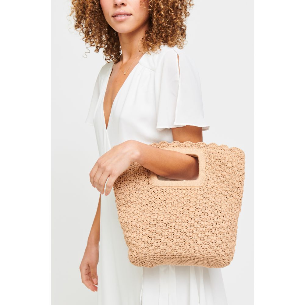 Woman wearing Natural Urban Expressions Fiji Tote 840611182036 View 2 | Natural