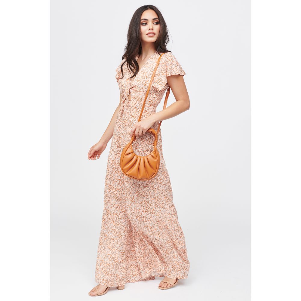 Woman wearing Tan Urban Expressions Elena Crossbody 840611182944 View 4 | Tan