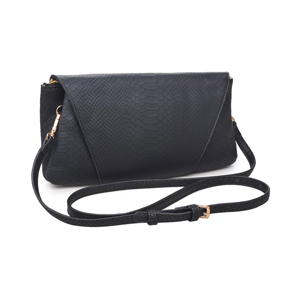 Product Image of Urban Expressions Leah Snake Crossbody NA-840611123558 View 2 | Black