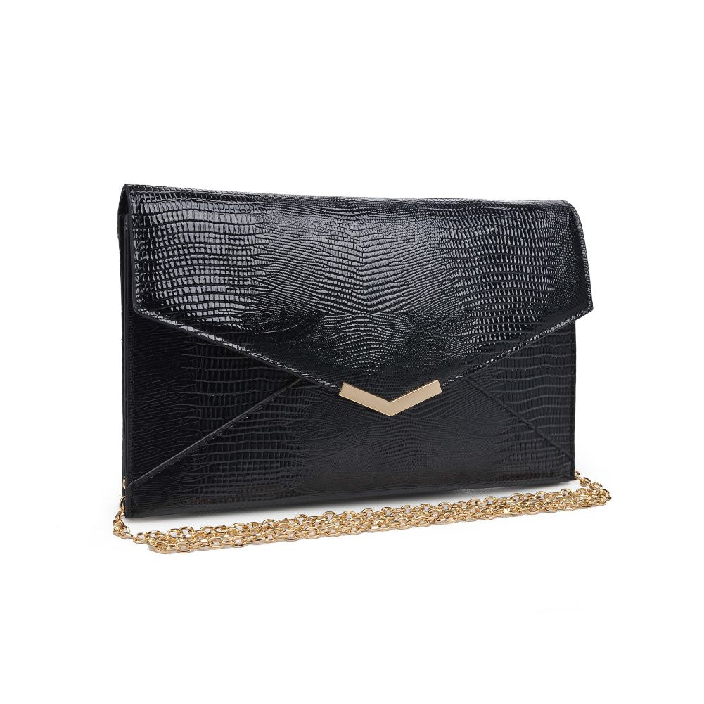 Product Image of Urban Expressions Isabelle Lizard Clutch NA-840611164162 View 2 | Black