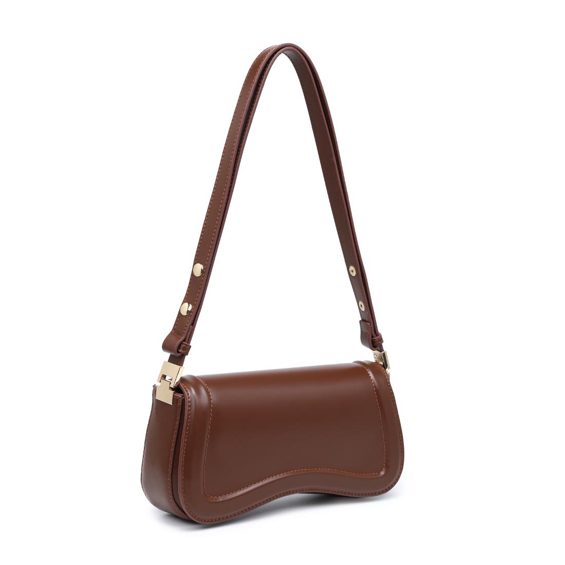 Woman wearing Chocolate Urban Expressions Max Shoulder Bag 840504208423 View 6 | Chocolate