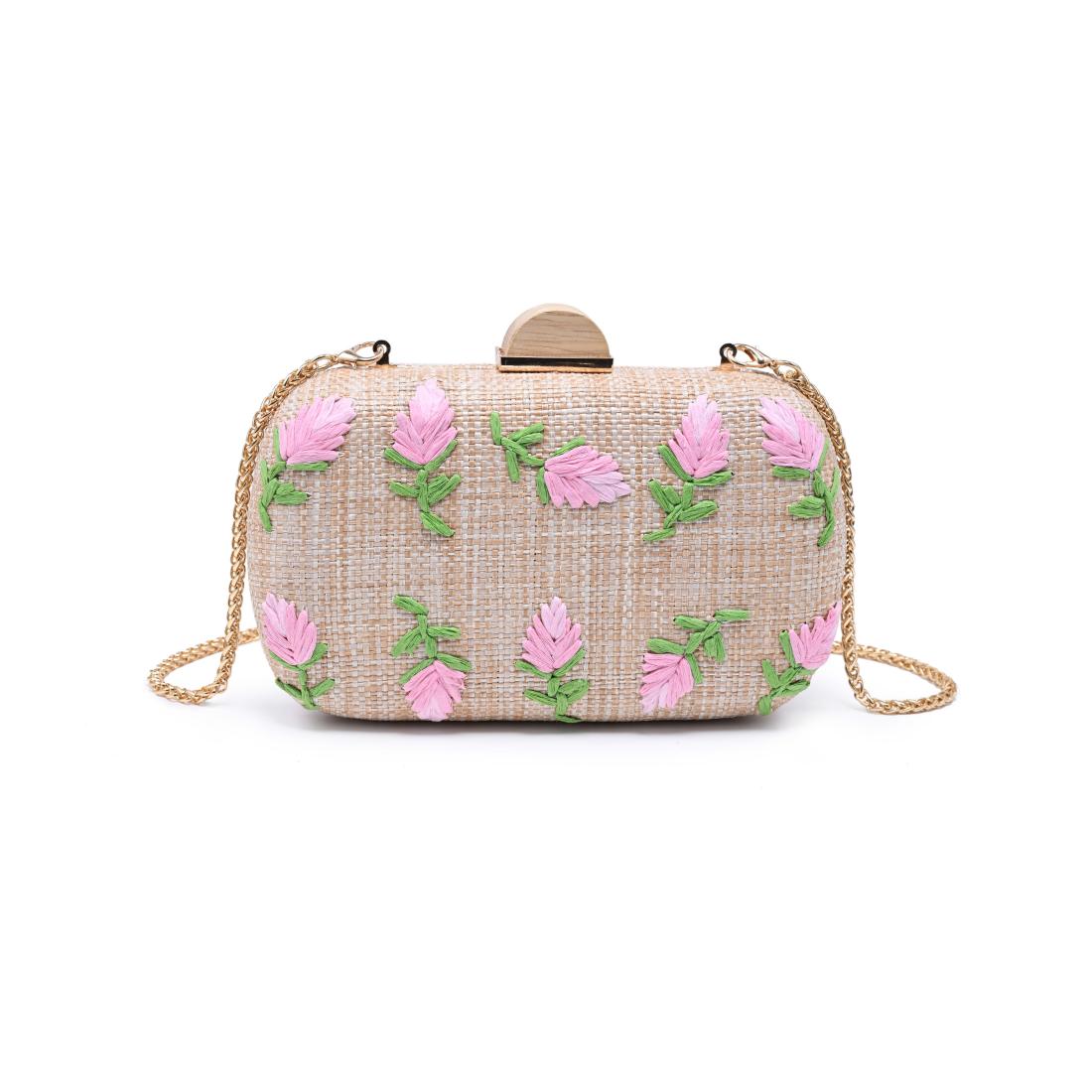 Urban Expressions Kayden Evening Bag 840504204647 View 5 | Pink Natural