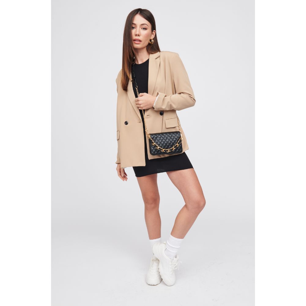 Woman wearing Black Urban Expressions Karolina Crossbody 818209017206 View 3 | Black