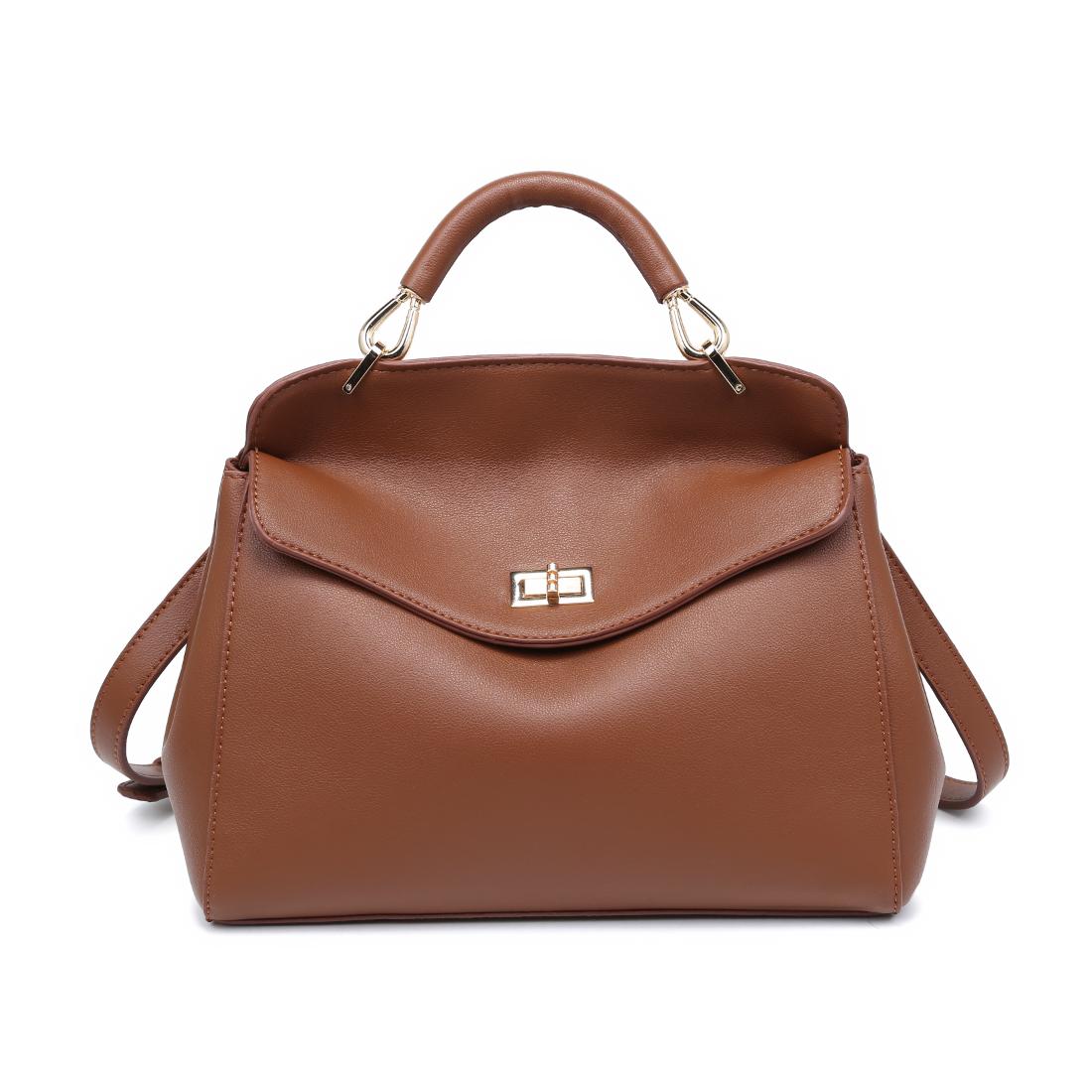 Woman wearing Chocolate Urban Expressions Liza Crossbody 840504208270 View 5 | Chocolate