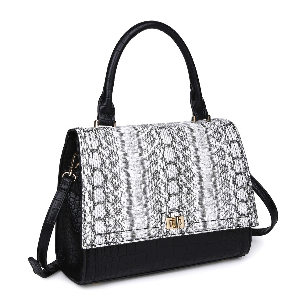 Product Image of Urban Expressions Cappella Satchel 840611154392 View 2 | Black