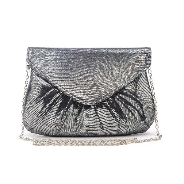 Product Image of Urban Expressions Lana Textured Clutch NA-840611119193 View 1 | Silver
