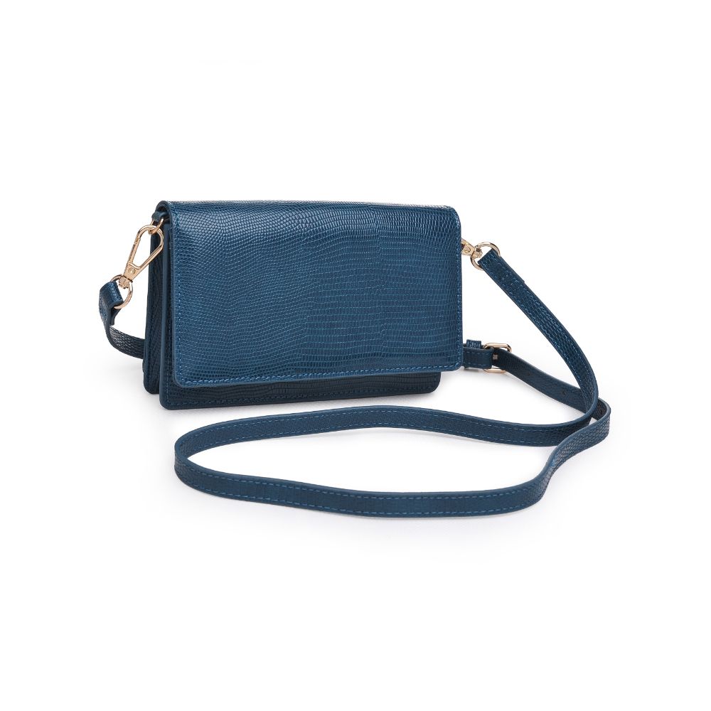 Product Image of Urban Expressions Emma Lizard Crossbody 840611173928 View 2 | Emerald