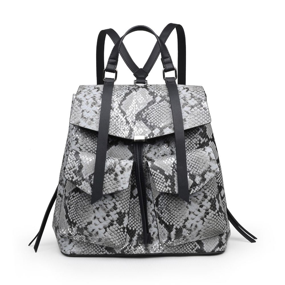 Product Image of Urban Expressions Charlize Backpack 840611168405 View 1 | Gunmetal