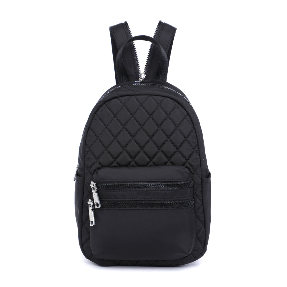 Product Image of Urban Expressions Brynlee Sling Backpack 840611180452 View 5 | Black