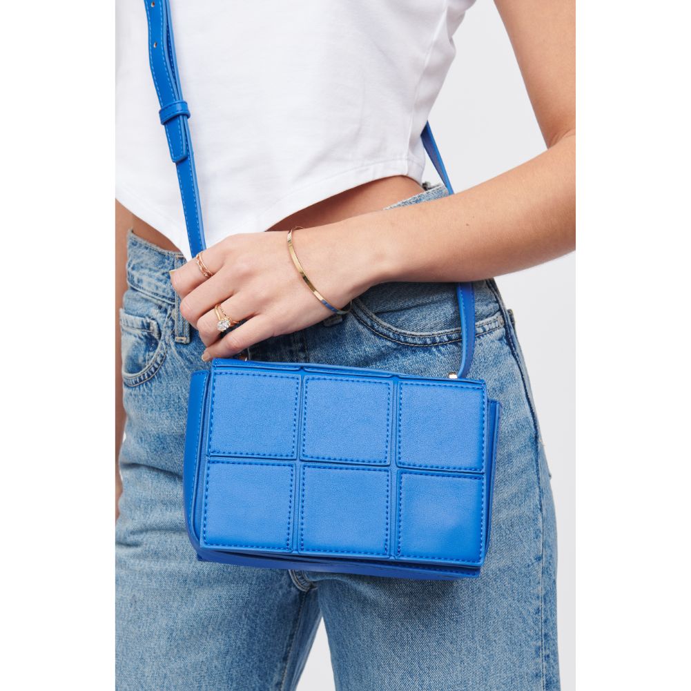 Woman wearing Cobalt Urban Expressions Amanda Crossbody 818209016087 View 1 | Cobalt