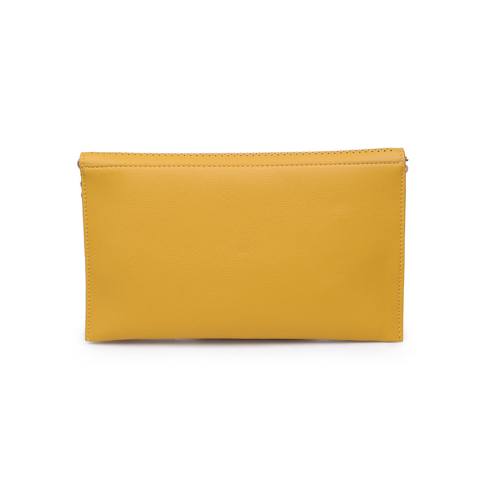 Product Image of Urban Expressions Waverly Clutch NA-840611159557 View 3 | Mustard