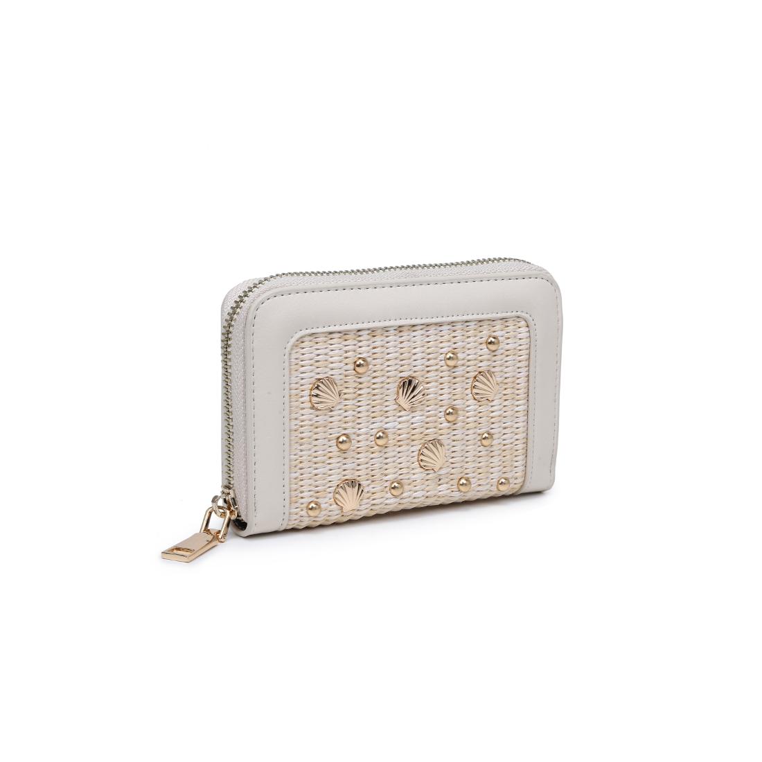 Woman wearing Ivory Urban Expressions Tucker Wallet 840504208072 View 6 | Ivory