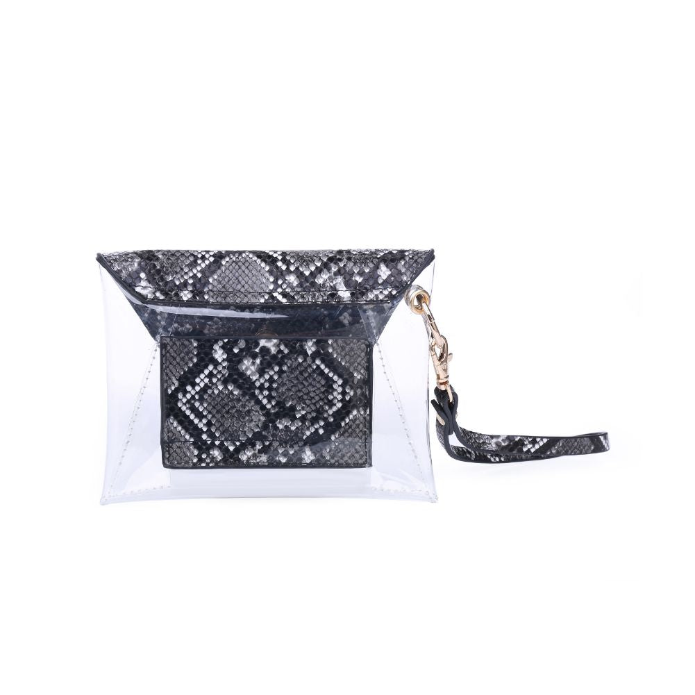 Product Image of Urban Expressions Reese Snake Wristlet NA-840611163417 View 3 | Black