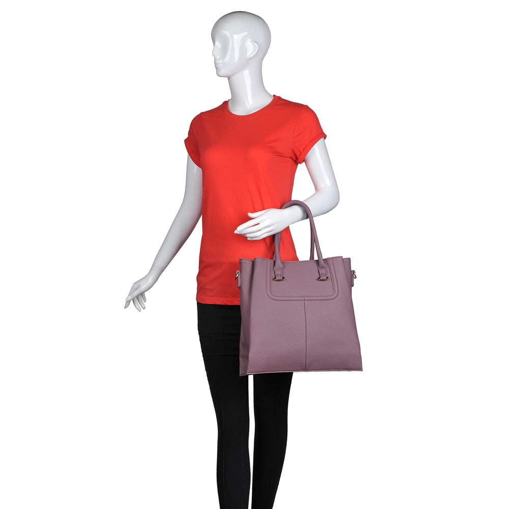 Product Image of Urban Expressions Dante Tote NA-840611150646 View 5 | Mauve