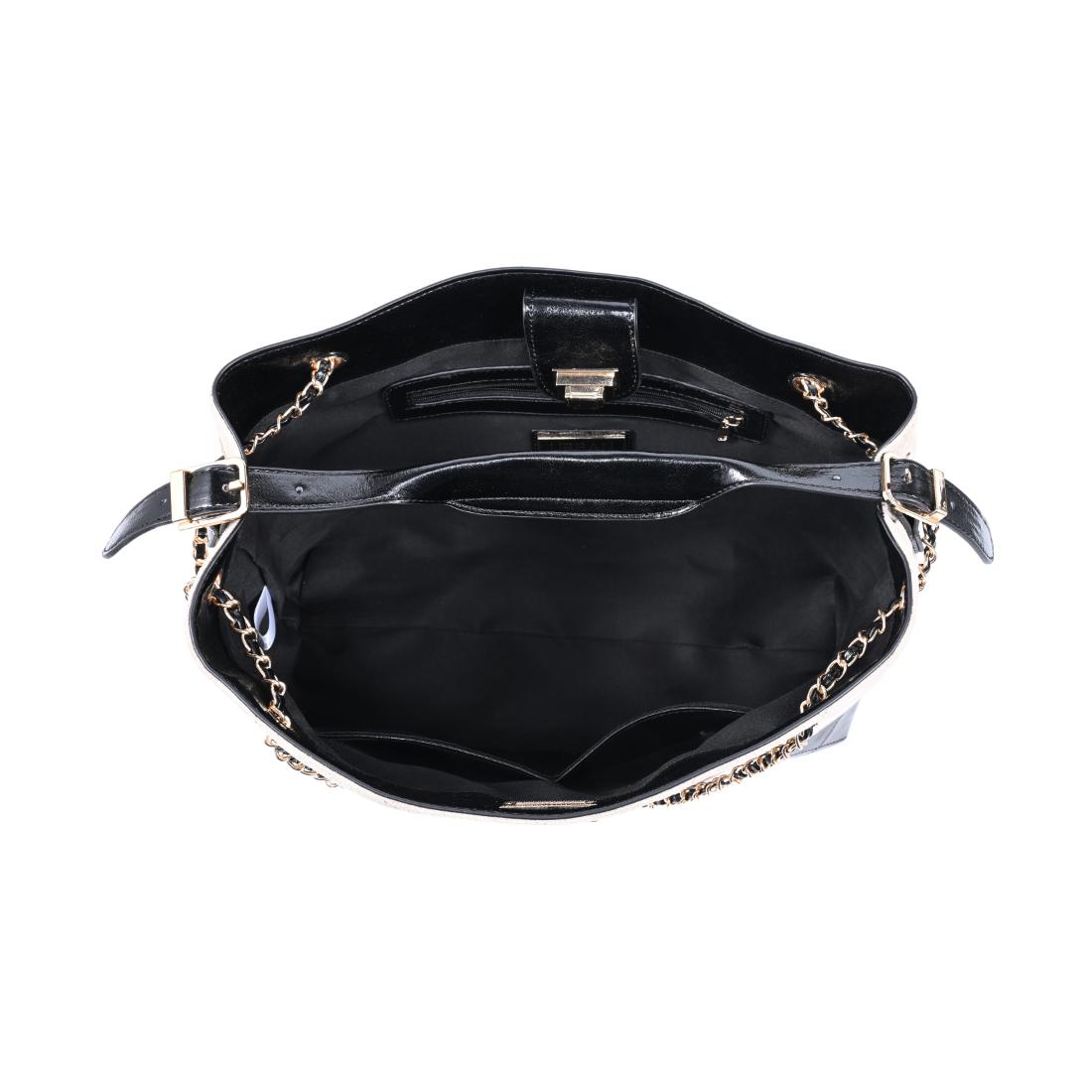 Woman wearing Stone Black Urban Expressions Eliana Tote 840504205569 View 9 | Stone Black