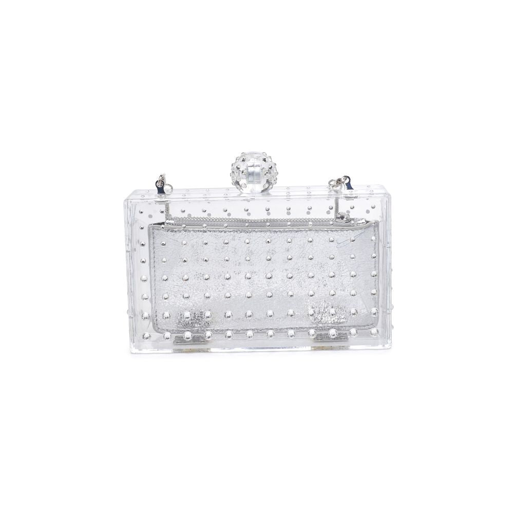 Urban Expressions Melisha Evening Bag 840611112248 View 7 | Clear
