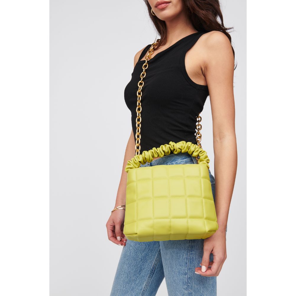 Woman wearing Citron Urban Expressions Bexley Crossbody 818209015929 View 4 | Citron