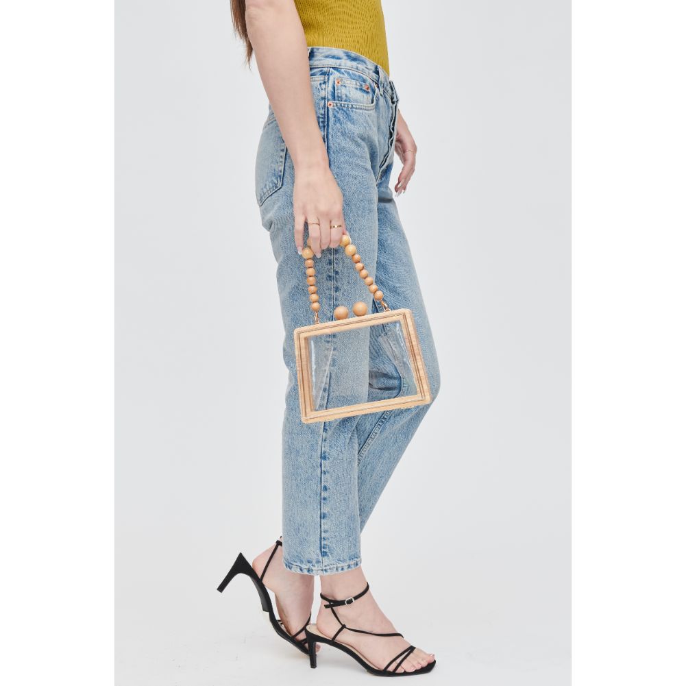 Woman wearing Natural Urban Expressions Talula Evening Bag 840611109101 View 2 | Natural