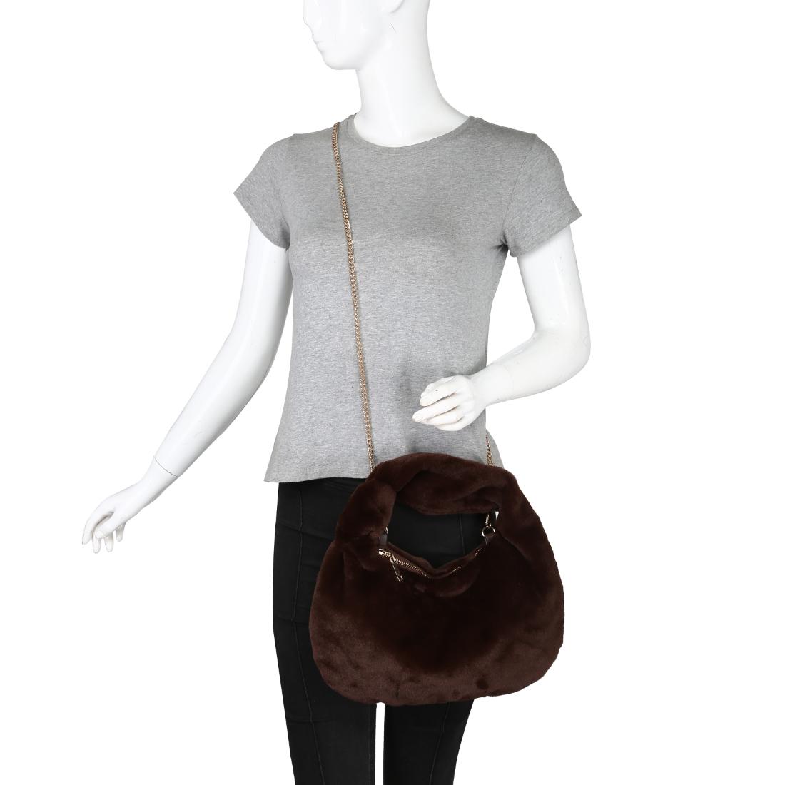 Product Image of Urban Expressions Sylvia Crossbody 840504200120 View 5 | Chocolate
