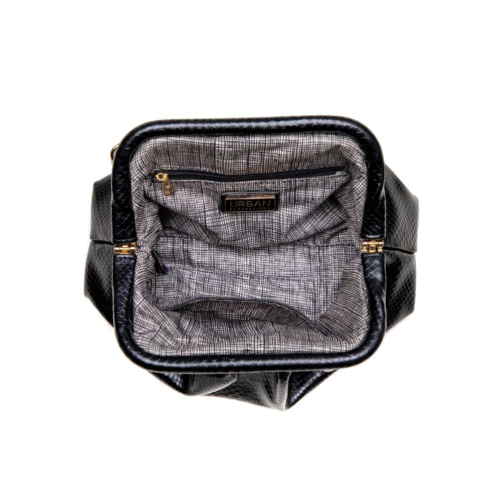 Product Image of Urban Expressions Mable Snake Crossbody 840611175892 View 4 | Black