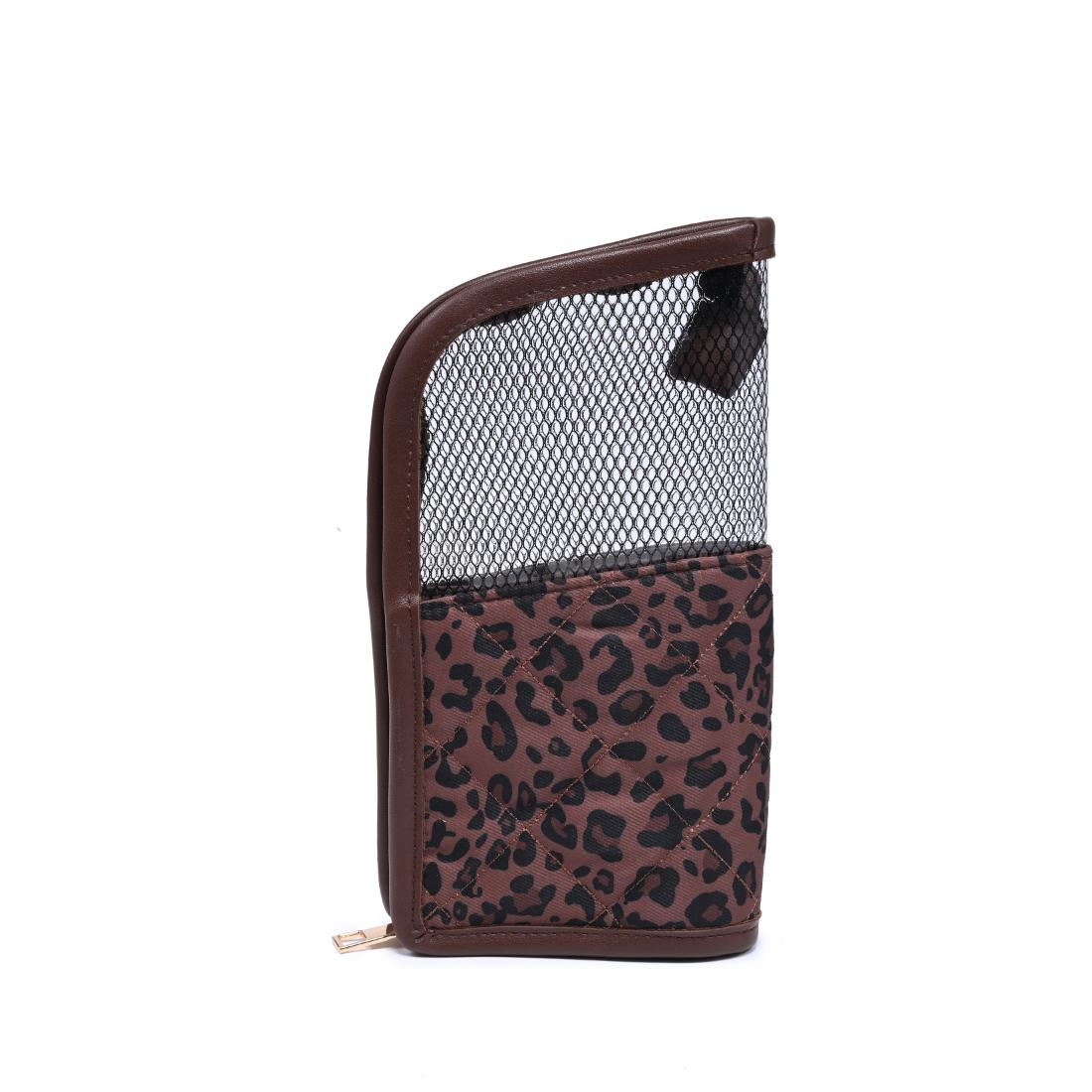Urban Essentials Sahara Stitch Brush Holder 840504210006 View 1 | Chocolate Leopard