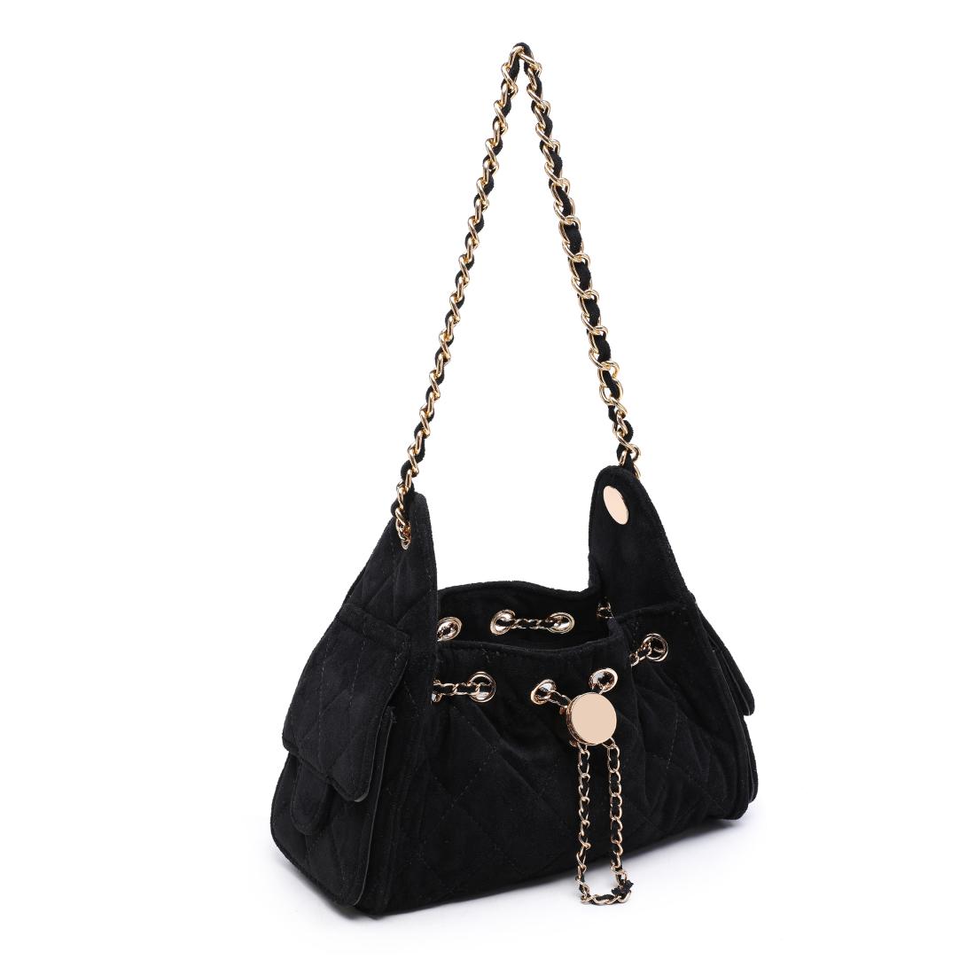 Urban Expressions Royalty Shoulder Bag 840504213458 View 2 | Black