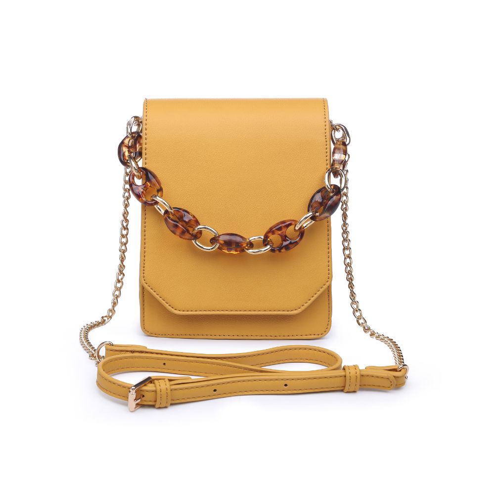 Woman wearing Lemon Urban Expressions Bobbie Crossbody 840611169969 View 5 | Lemon