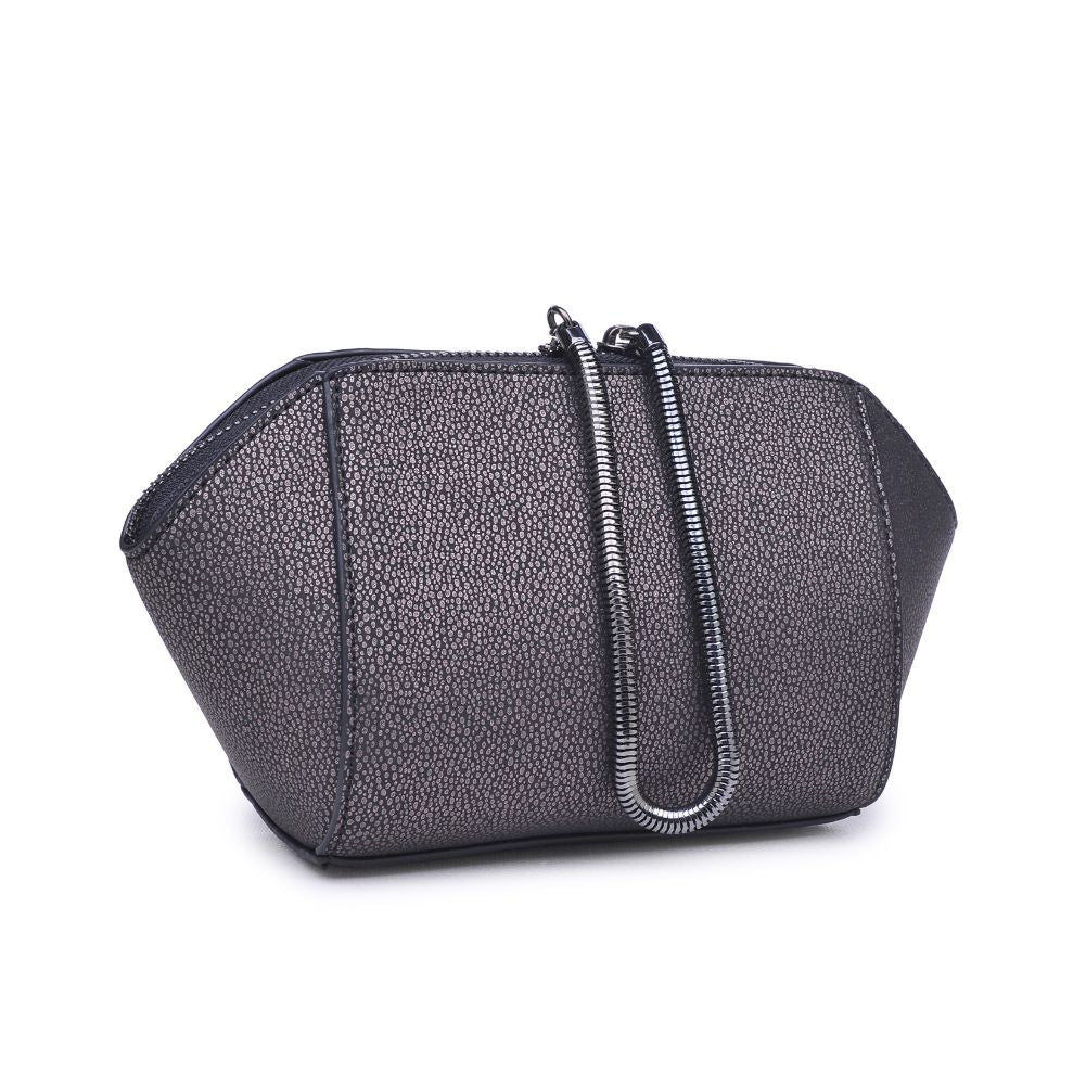Product Image of Urban Expressions Bardot Cosmetic Pouch 840611136589 View 2 | Pewter