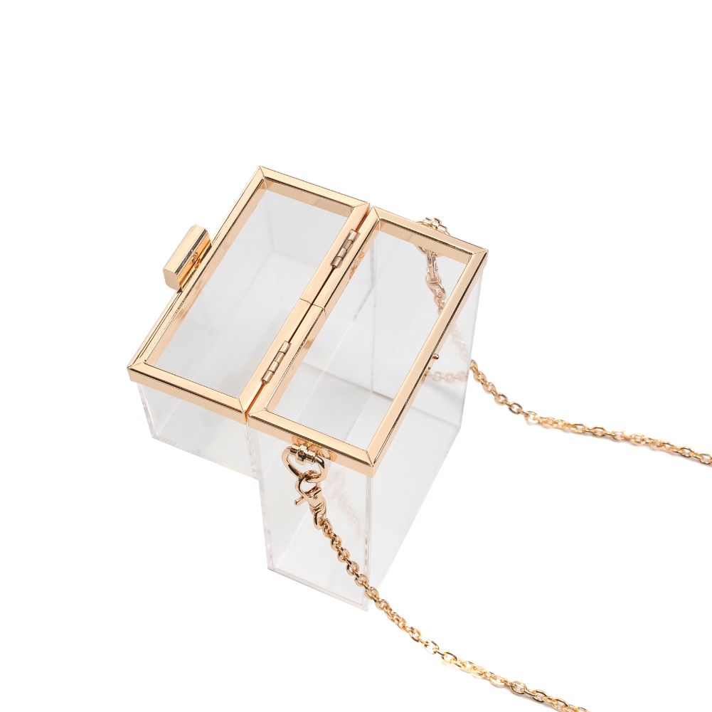 Product Image of Urban Expressions Shawna Evening Bag 840611112309 View 8 | Clear