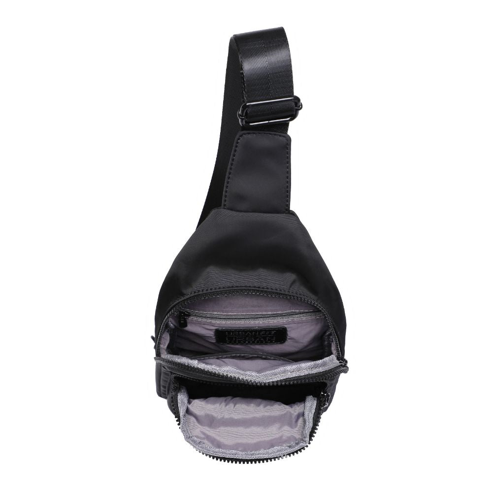 Woman wearing Black Urban Expressions Walker - Nylon Sling Backpack 840611110640 View 9 | Black
