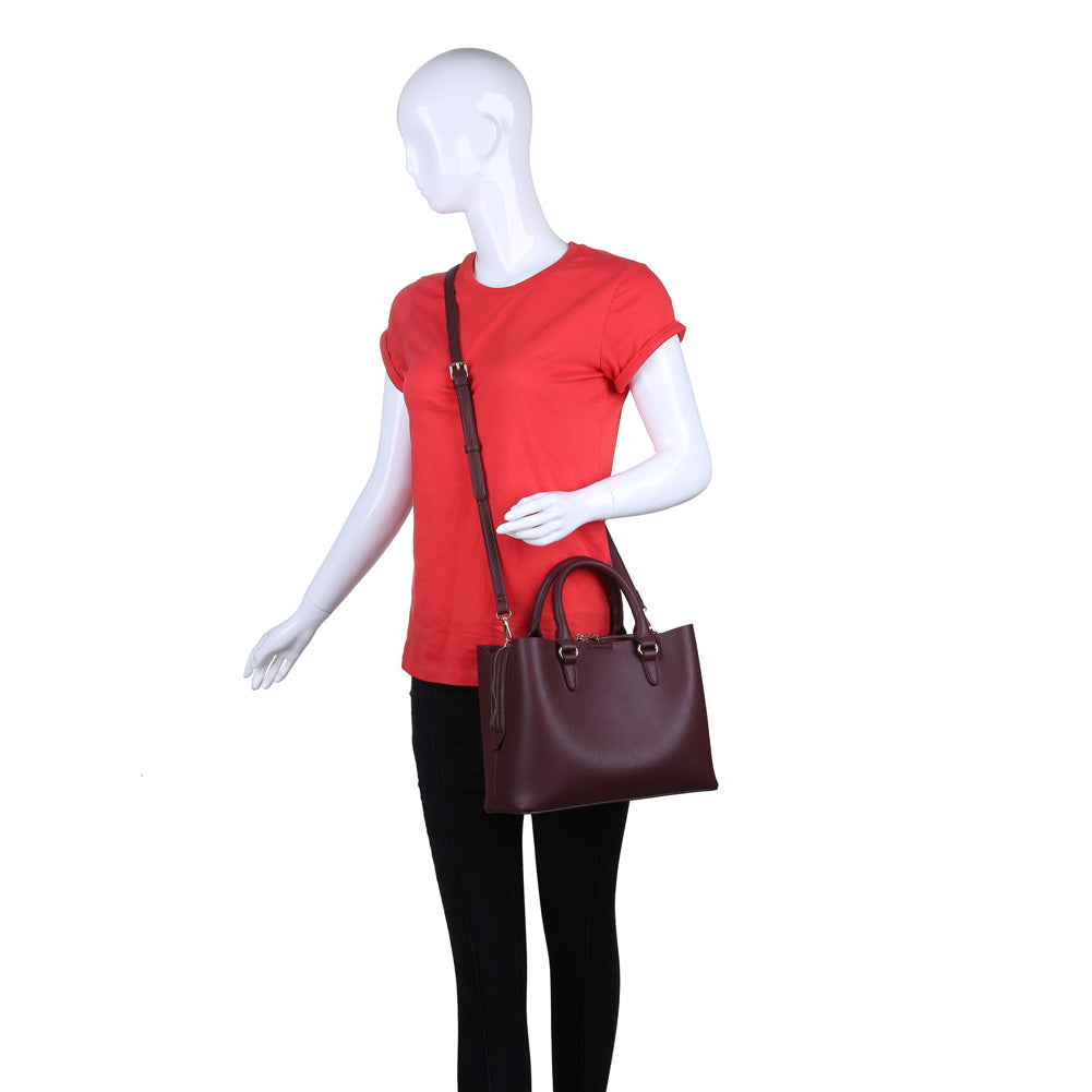 Product Image of Urban Expressions Ruth Tote NA-840611155481 View 5 | Burgundy