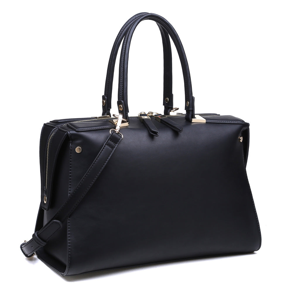 Product Image of Urban Expressions Nadia Satchel NA-840611149879 View 2 | Black