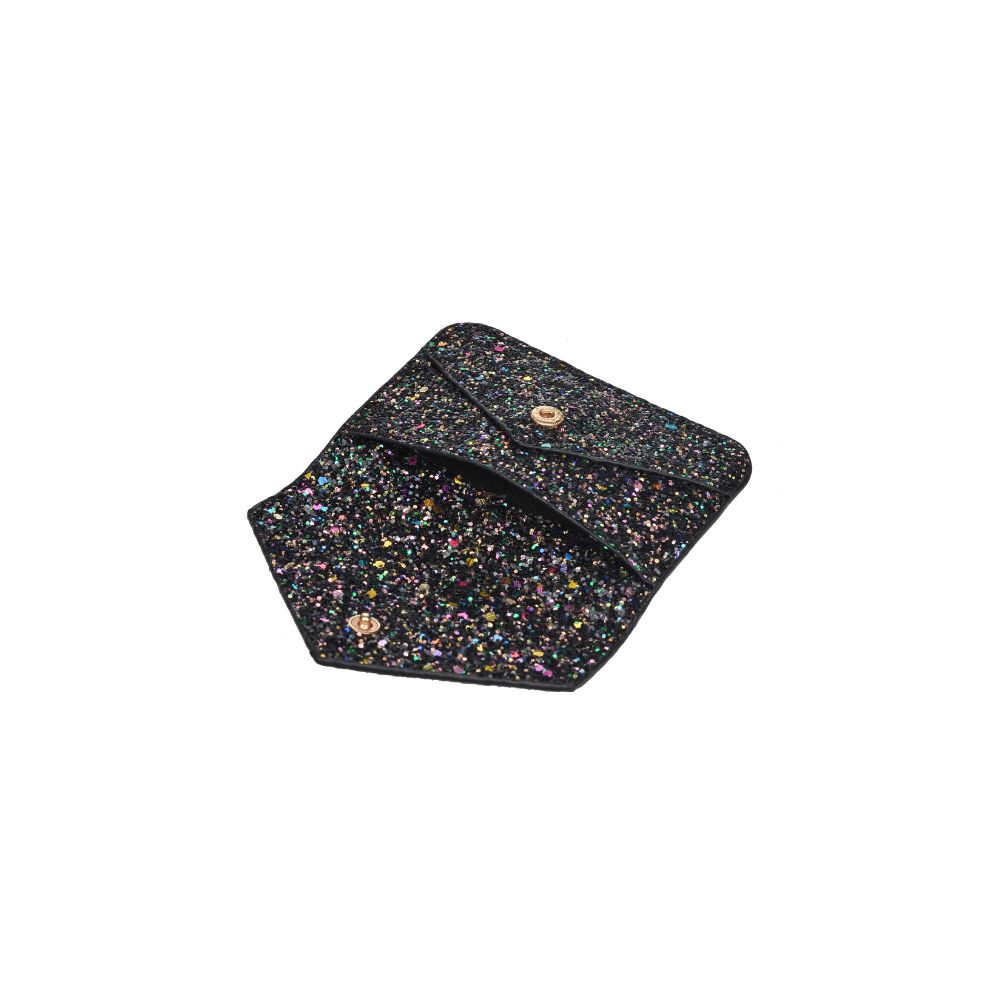 Product Image of Urban Expressions Fifi Confetti Card Holder NA-840611164834 View 4 | Black Multi