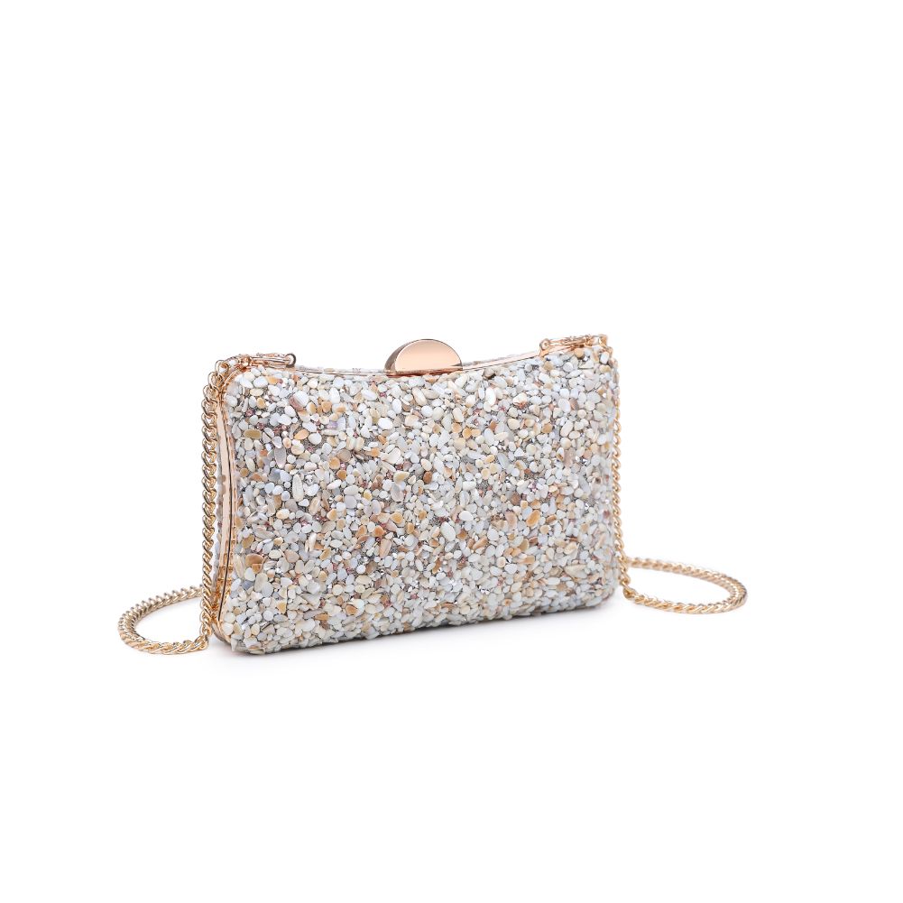 Product Image of Urban Expressions Shelley Evening Bag 840611118196 View 6 | Ivory