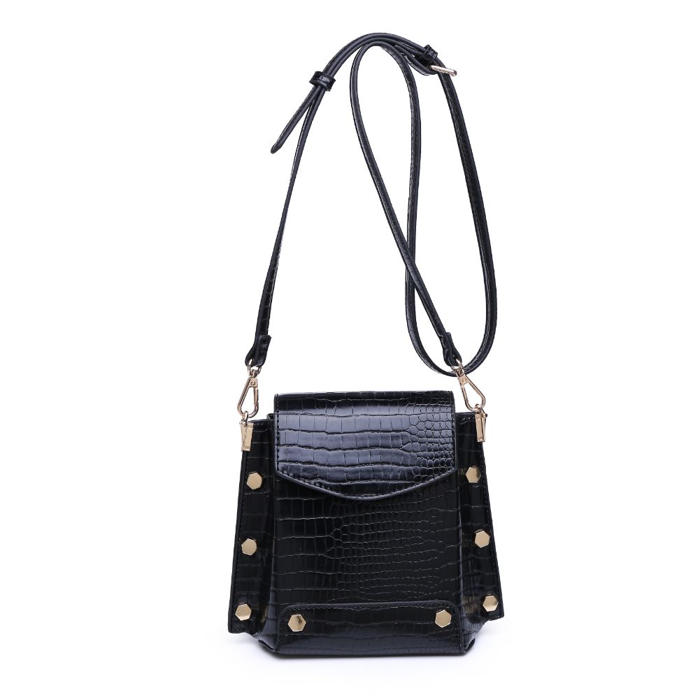 Product Image of Urban Expressions Taylor Croc Crossbody 840611165565 View 1 | Black