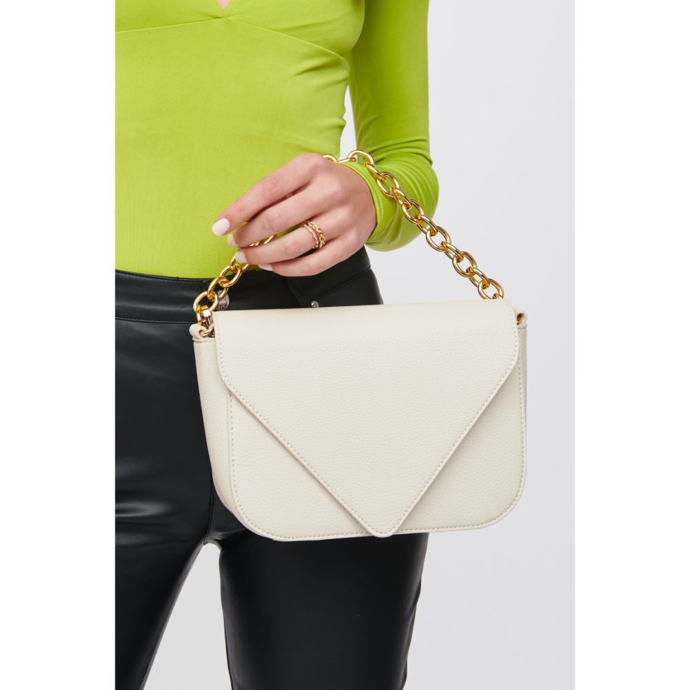 Woman wearing Ivory Urban Expressions Rosamund Crossbody 818209019354 View 4 | Ivory