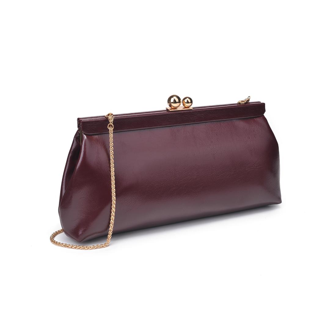 Product Image of Urban Expressions Joplin - Kisslock Clutch 840504200793 View 6 | Burgundy