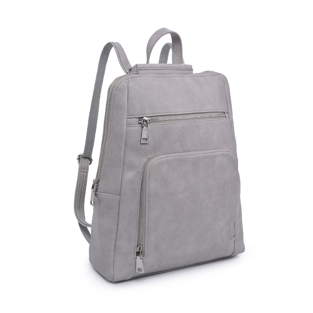 Product Image of Urban Expressions Gramercy Backpack 840611178688 View 6 | Grey