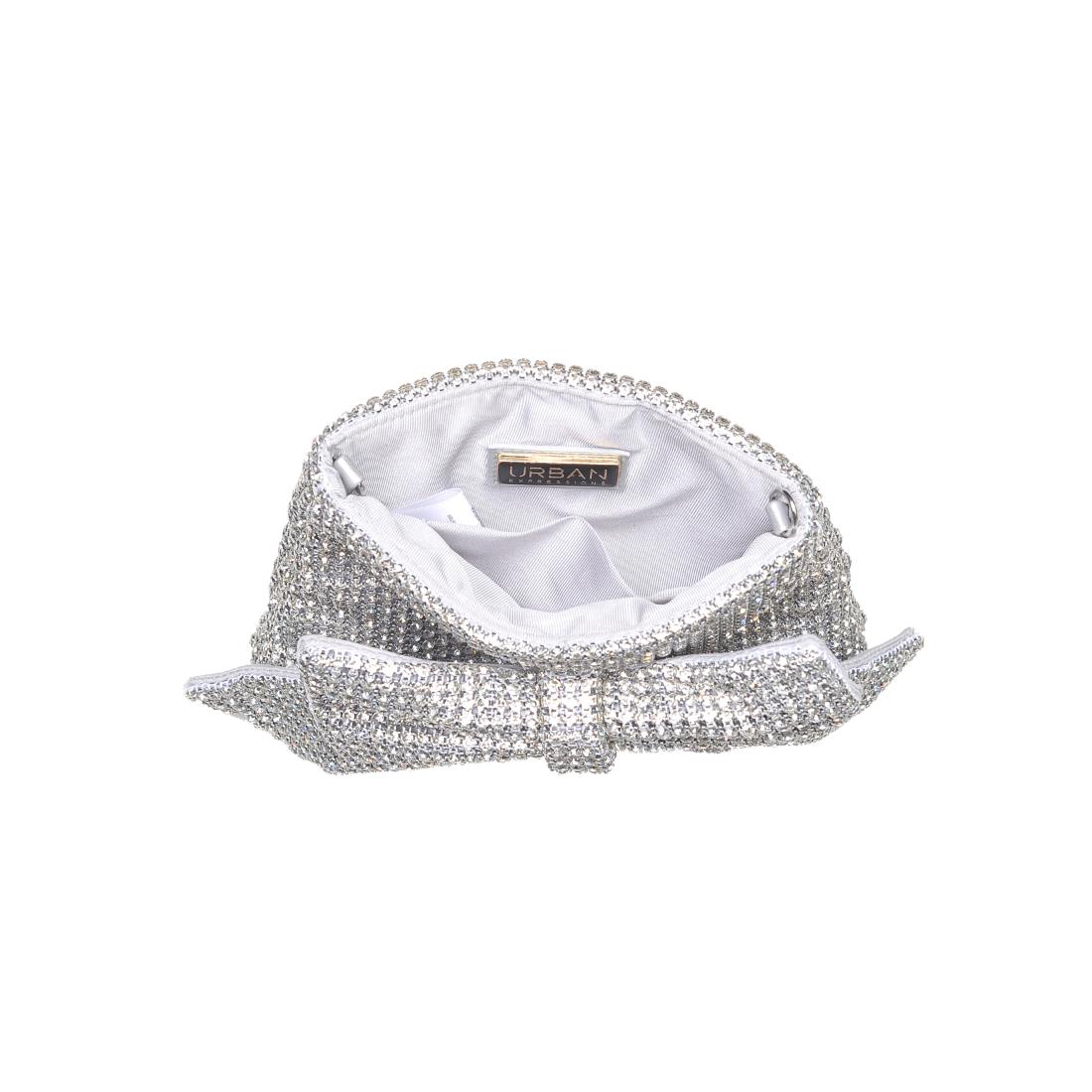 Product Image of Urban Expressions Gretchen Evening Bag 840611156389 View 8 | Silver