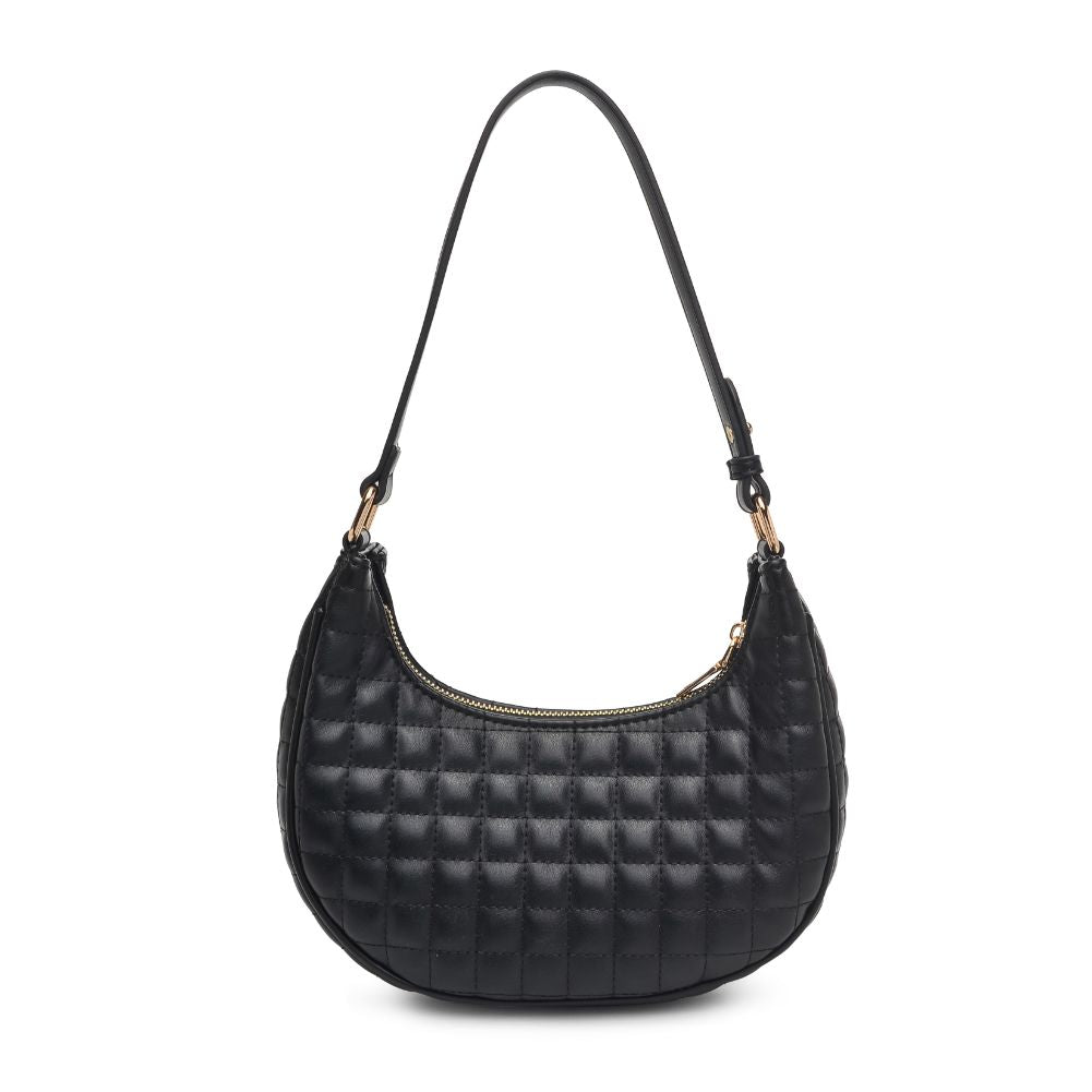Product Image of Urban Expressions Sybil - Quilted Shoulder Bag 818209018777 View 7 | Black