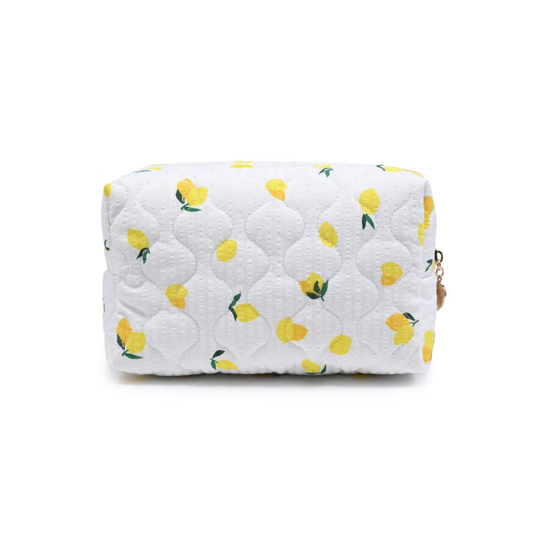 Urban Essentials Limonata Cosmetic & Travel Organizer Pouch 840504209215 View 7 | Ivory Lemon