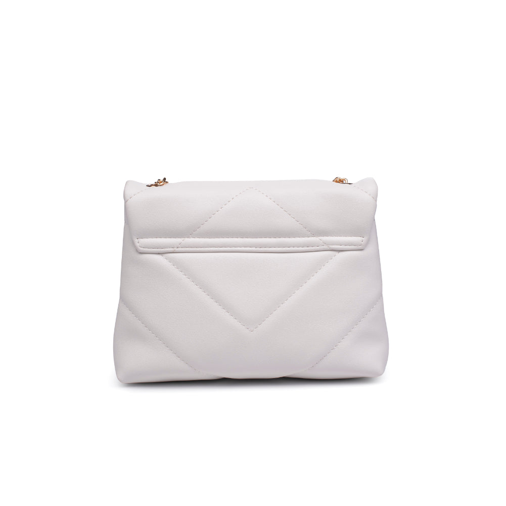Product Image of Urban Expressions Samantha Crossbody 840611178916 View 3 | White