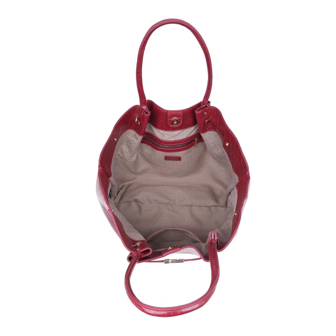 Urban Expressions Kaia - Croco Tote 840504210730 View 4 | Wine