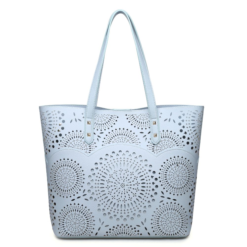 Product Image of Urban Expressions Aubrey Tote NA-840611161949 View 1 | Light Blue