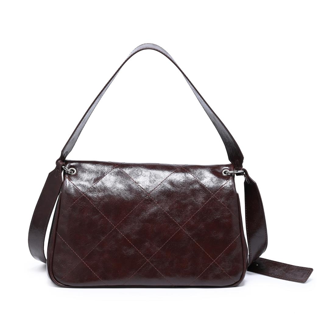 Urban Expressions Frankie Shoulder Bag 840504211799 View 3 | Espresso