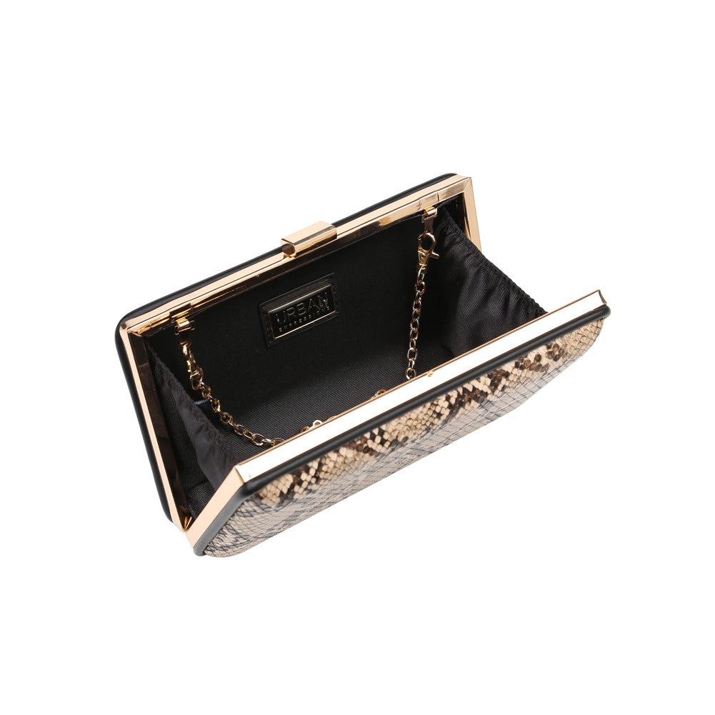 Product Image of Urban Expressions Elizabeth Snake Crossbody NA-840611157201 View 4 | Natural